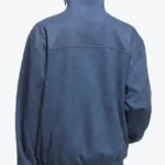 Men's Chinese Blue Bomber Jacket Back - Rare Jackets