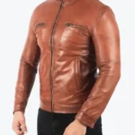Andrew Men’s Vintage Brown Leather Jackets
