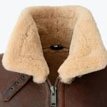 Andrews Men’s Brown Bomber Leather Jacket Front - Rare Jackets