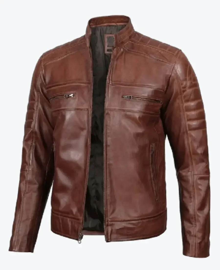Austin Men Premium Leather Jacket Fronts