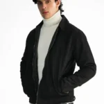 Men's Garde Brown Suede Leather Jacket - Image 7