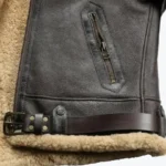 Aviator B-3 Sheepskin Jacket Pockets Rare Jacket