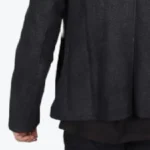 Bourne Grey leather Jacket Sleeves