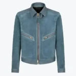 Buttery Contrast Blouson Suede Leather Jacket - Rare Jackets