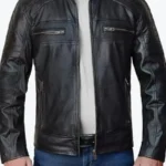 Cafe Racer Lambskin Leather Jackets Rare Jacket