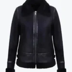 Campinas Black B3 Sheepskin Leather Jacket Rare Jacket