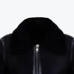 Campinas Black B3 Sheepskin Leather Jacket Collar Rare Jacket