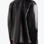 Shop The Men's PLain Black Leather Jacket - Rare Jackets