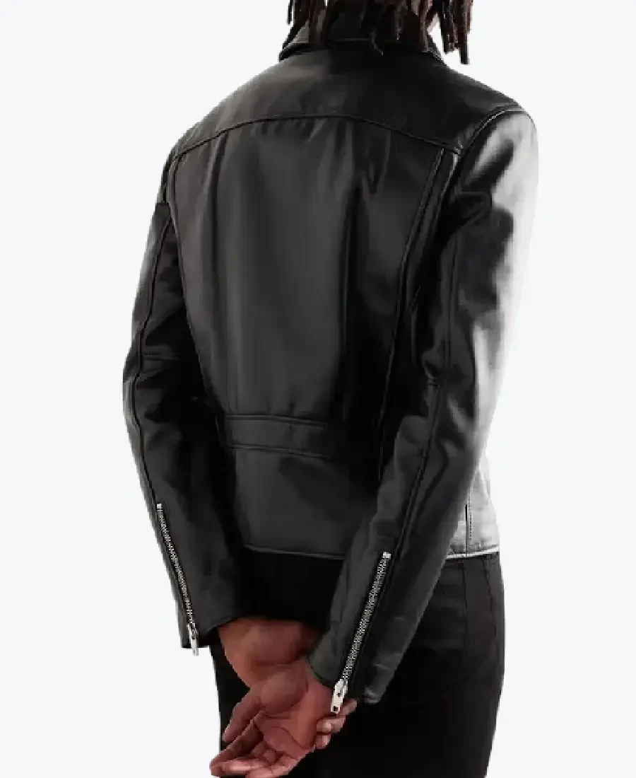 Women Blouson Cropped Leather Jacket - Rare Jackets