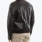 Charlie Black Leather Jacket - Image 2