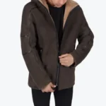 Coco Dark Brown Suede Leather Jacket - Rare Jackets