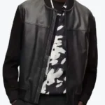 Shop The Cooper Mens Black Bomber Leather Jacket - Rare Jackets