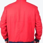 David Hasselhoff Baywatch Bomber Cotton Jacket Back - Rare Jackets