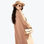 Double Breasted Long Wool Coat Back - Rare Jackets