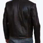Drakeshire Dark Brown Leather Jacket Back - Rare Jackets