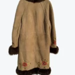 Emerald Sheepskin Afghan Coat Back - Rare Jackets