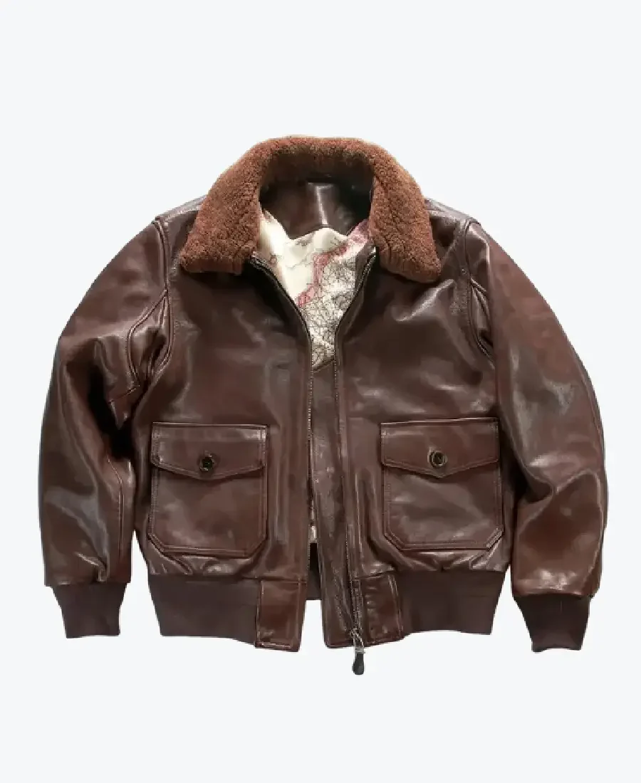 g-1 flight leather bomber jacket