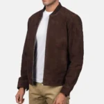 Gabriel Men’s Dark Brown Suede Jacket - Image 4