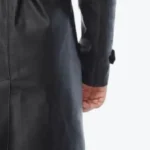 Godlock Black Leather Coat Sleeves Rare Jacket