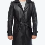 Godlock Black Leather Coats Rare Jacket