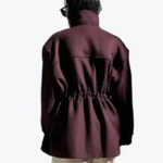 Holbeck Field Burgundy Wool Jacket Back - Rare Jackets