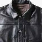 Houston Cow Leather Track Jacket cOLLAR Rare Jacket