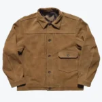 Houston Cow Suede Track Jacket