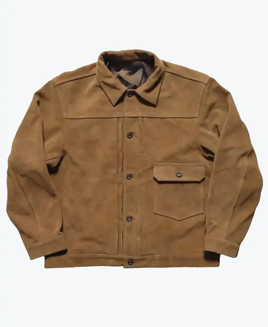 Houston Cow Suede Track Jacket