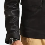 Jack Men’s Black M-65 Field Leather Jacket Sleeves Rare Jacket