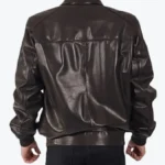 Jayzee Leather Bomber Jacket Back - Rare Jackets