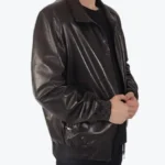 Jayzee Leather Bomber Jacket Side - Rare Jackets