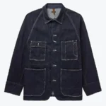 Kapital Cactus Panelled Dark Blue Denim Jacket