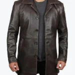Kessler Distressed Brown Jacket