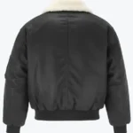 Kurt Men’s Black Bomber Leather Jacket Back - Rare Jackets