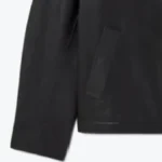 Loewe Appliqued Shearling Trimmed Black Leather Jacket Sleeves Rare Jacket