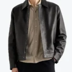 Men's Full Grain Black Leather Jacket - Rare Jackets