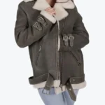 Maxim Grey Aviator Jacket