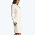 McKay Double-Breasted White Coat Side - Rare Jackets