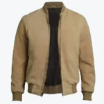 Men Camel Brown Classic Suede Jacket