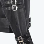 Men's Belted Bad Leather Jacket Sleeves Rare Jacket