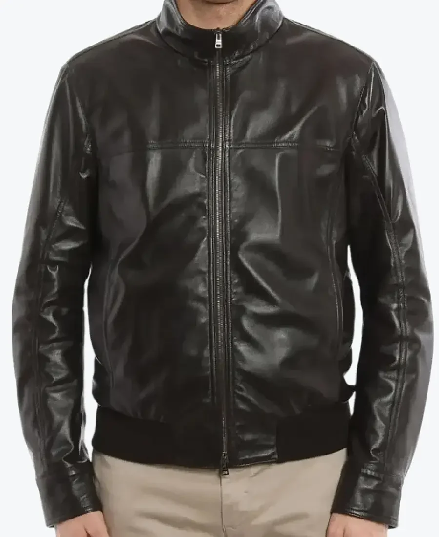 Mens Black Leather Jacket Rare Jacket