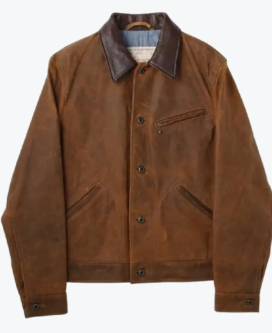 Men's Brown Suede Leather Jackets Rare Jacket