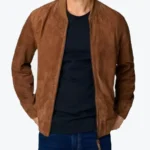 Men's Butch Coolidge Suede Bomber Jacket - Rare Jackets