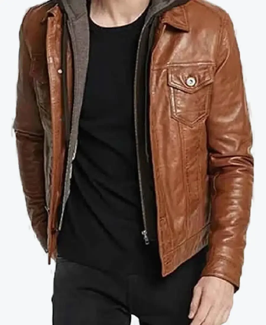 Men’s Casual Brown Leather Jackets Rare Jacket