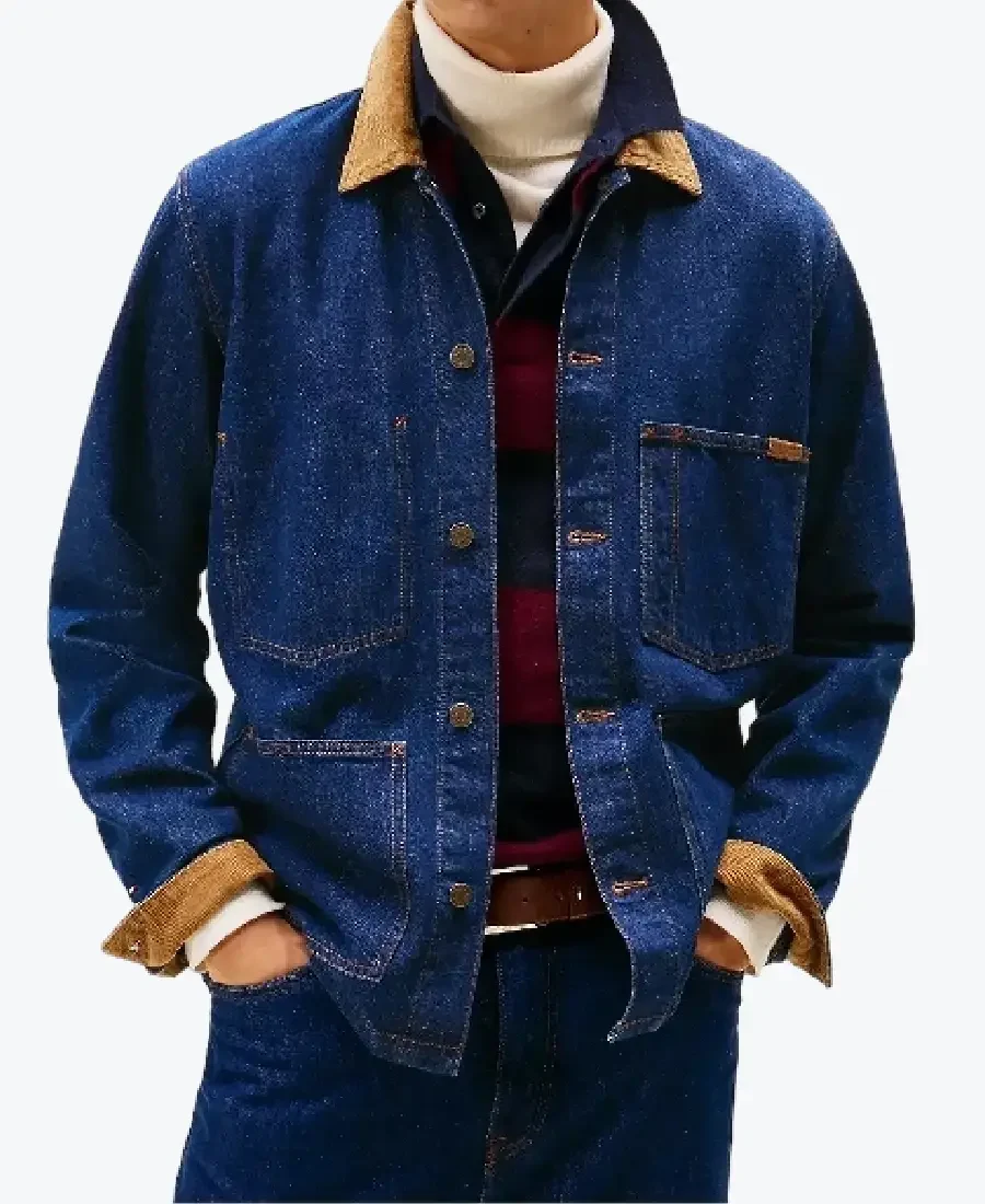 Men's Chore Blue Denim Jacket - Rare Jackets