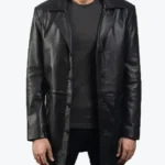 Men's Classmith Black Leather Coat