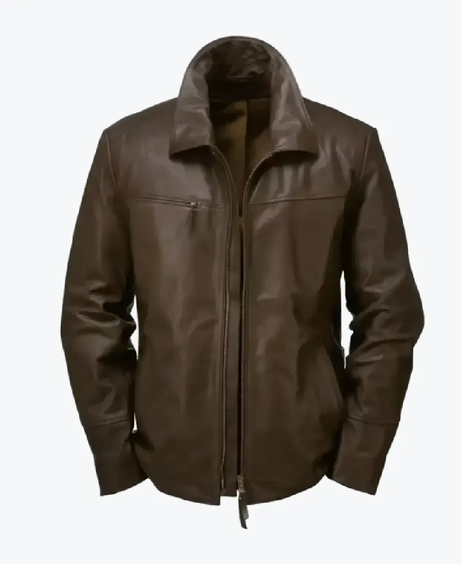 Men’s Cowhide Dark Brown Jacket Rare Jacket
