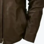 Men’s Cowhide Dark Brown Jacket Sleeves Rare Jacket