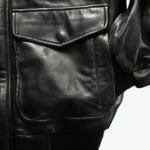 Men’s G-1 Air Force Sheepskin Bomber Jacket Pockets