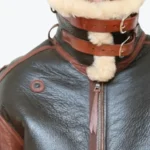 Men’s Gale aka Austin Butler B3 Bomber Jackets Collar Close